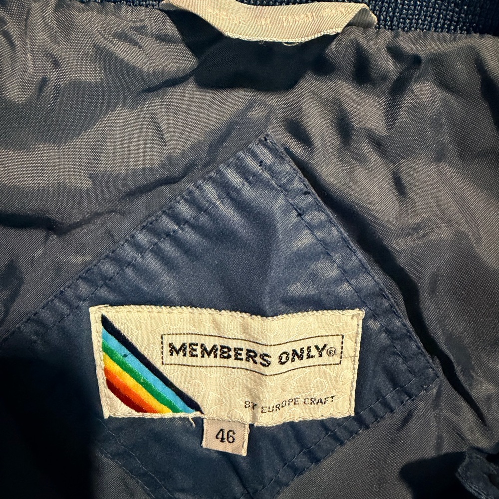 Members Only Navy Jacket - Picture 4 of 7